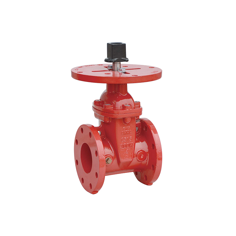 AWWA FLANGED RESILIENT NRS GATE VALVE WITH POST # Z45XC-2