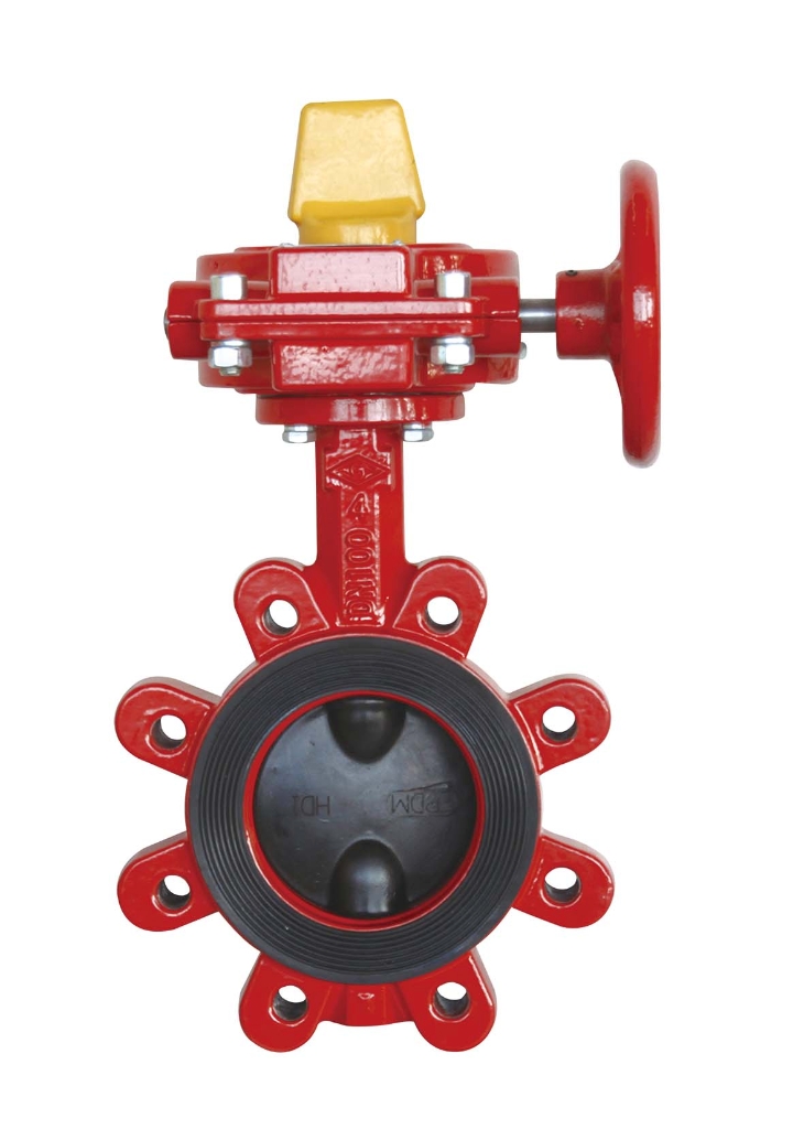 EN LUGGED WAFER BUTTERFLY VALVE WITH TAMPER SWITCH,FIG# XD371XL 