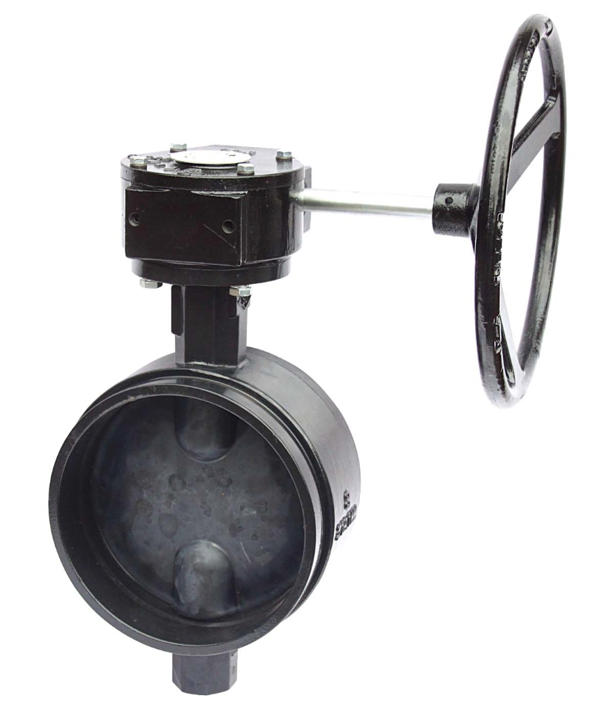 ANSI GROOVED BUTTERFLY VALVE WITH LONG NECK, FIG# D381X4-BL