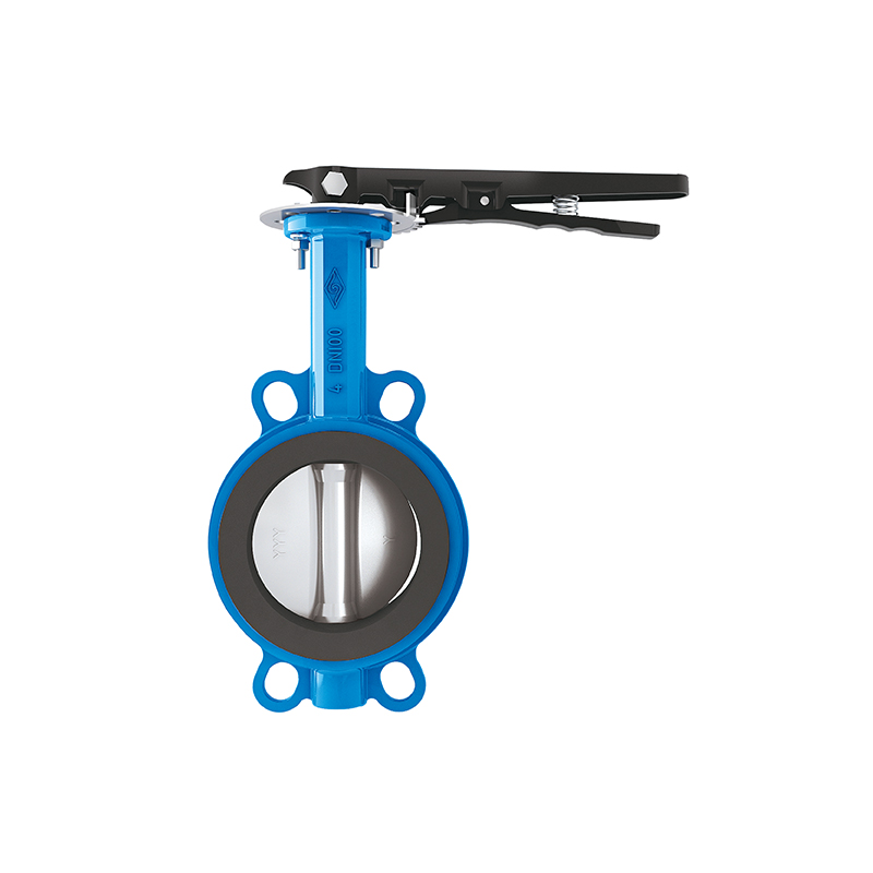 BS/DIN WAFER BUTTERFLY VALVE WITH LONG NECK, FIG#D71XKL