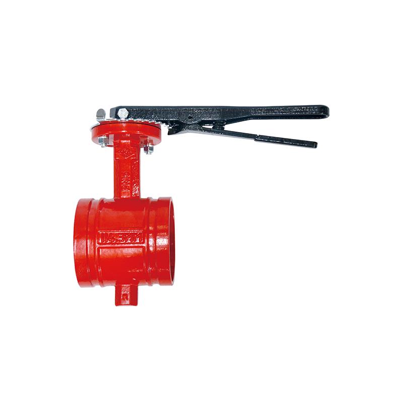 BS/DIN GROOVED BUTTERFLY VALVE，FIG#D81XS4