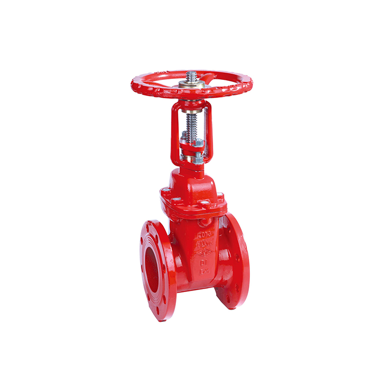 DIN FLANGED RESILIENT OS&Y GATE VALVE # XZ41X