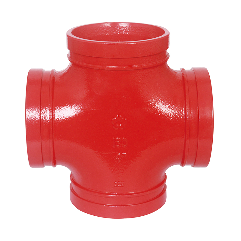 DI GROOVED FITTINGS-CROSS，FIG#C