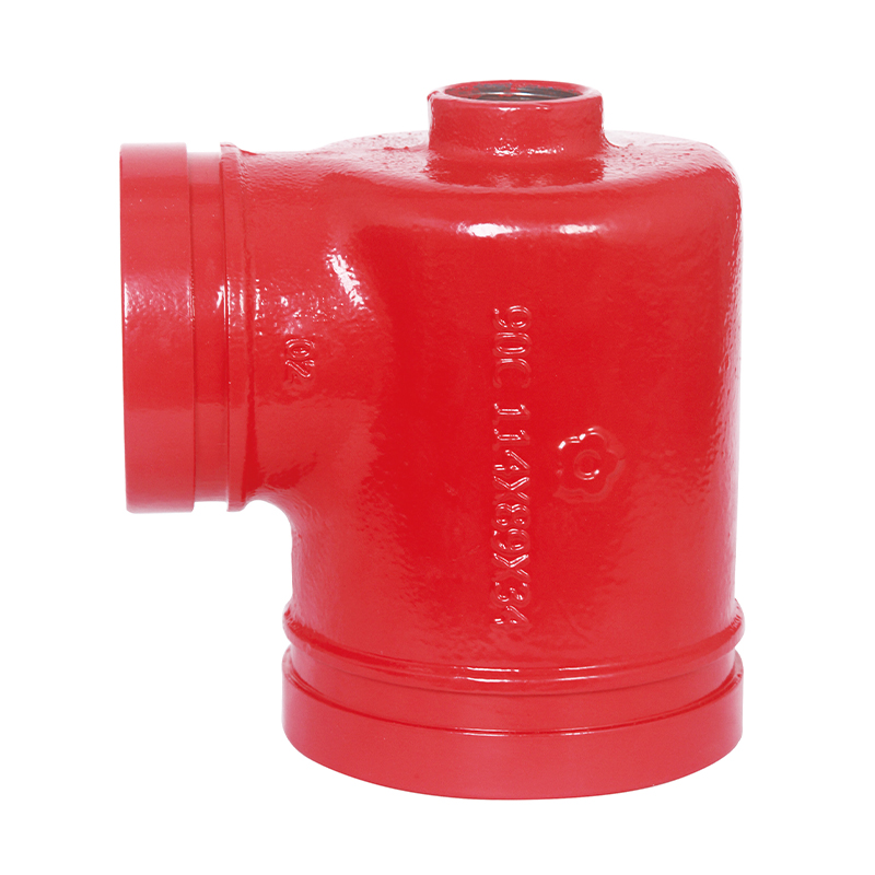 DI GROOVED FITTINGS-90°HYDRANT ELBOW，FIG#EH