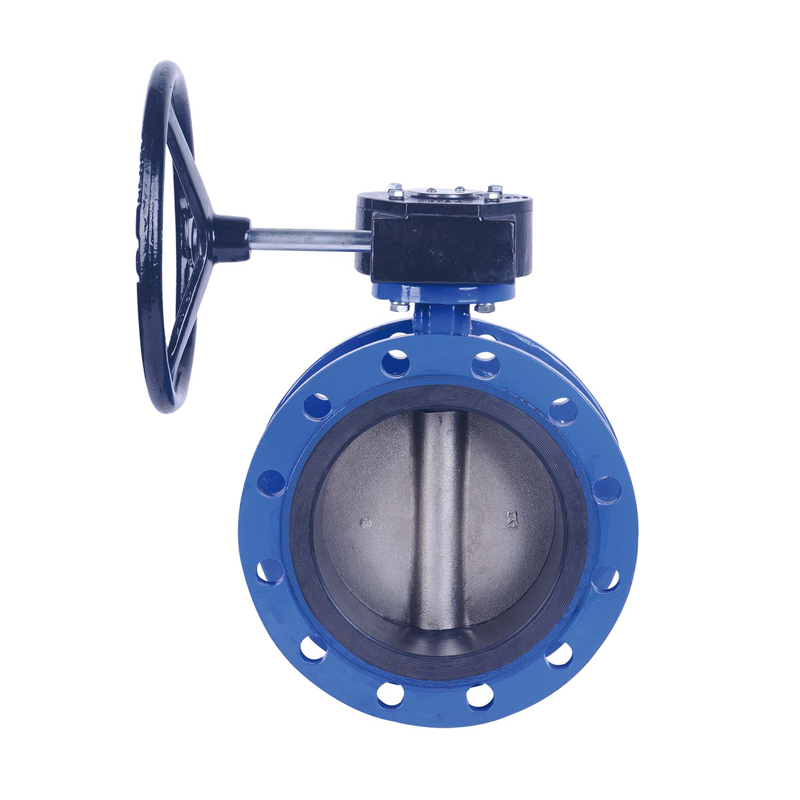 BS/DIN FLANGEDBUTTERFLY VALVE WITH GEARBOX FIG# D341X4