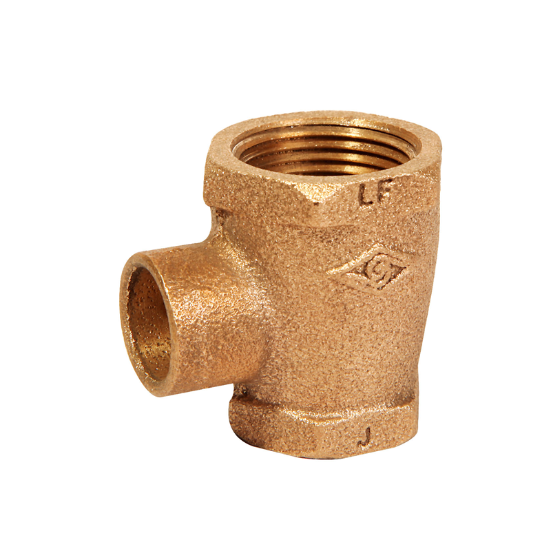 ANSI CAST BRONZE HEXAGONAL REDUCING TEE, FIG# F130R