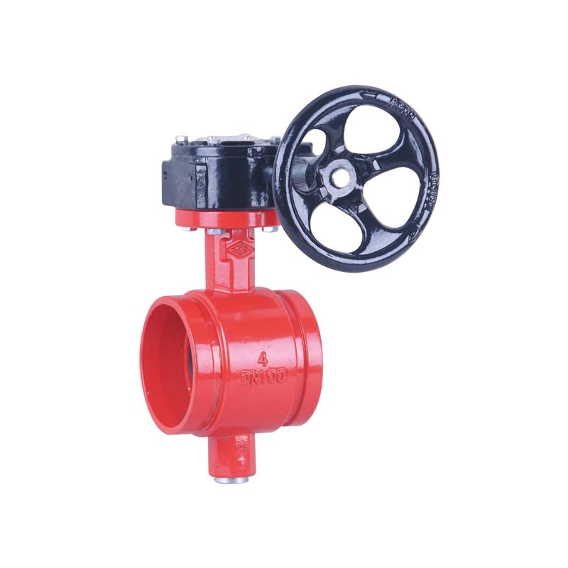 BS/DIN GROOVED BUTTERFLY VALVE, FIG# D381X4